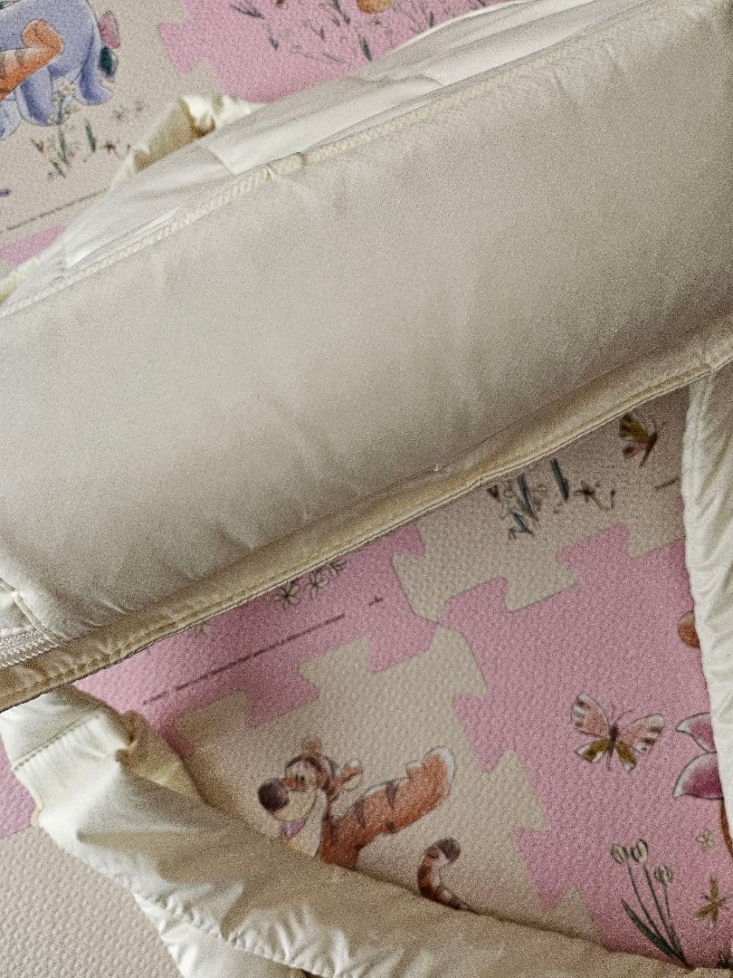 【calin】マザーズバッグ ダブルジッパー　マグネットタイプ