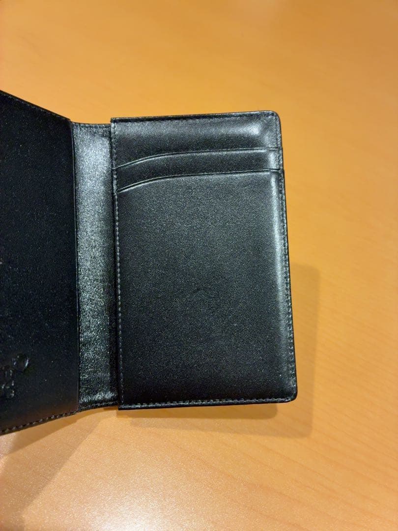 7897モンブラン レザー　カードケース 名刺入れ ブラック