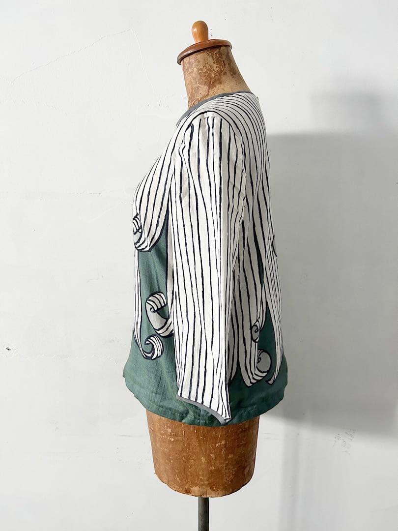 【美品】mina perhonen swing　コットンシルク　ブラウス　限定