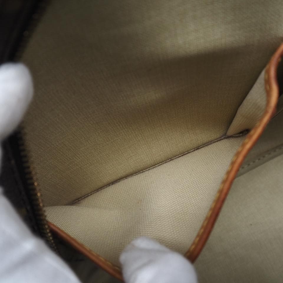 LOUIS VUITTON ハンドバッグ モノグラム ドーヴィル ブラウン 茶