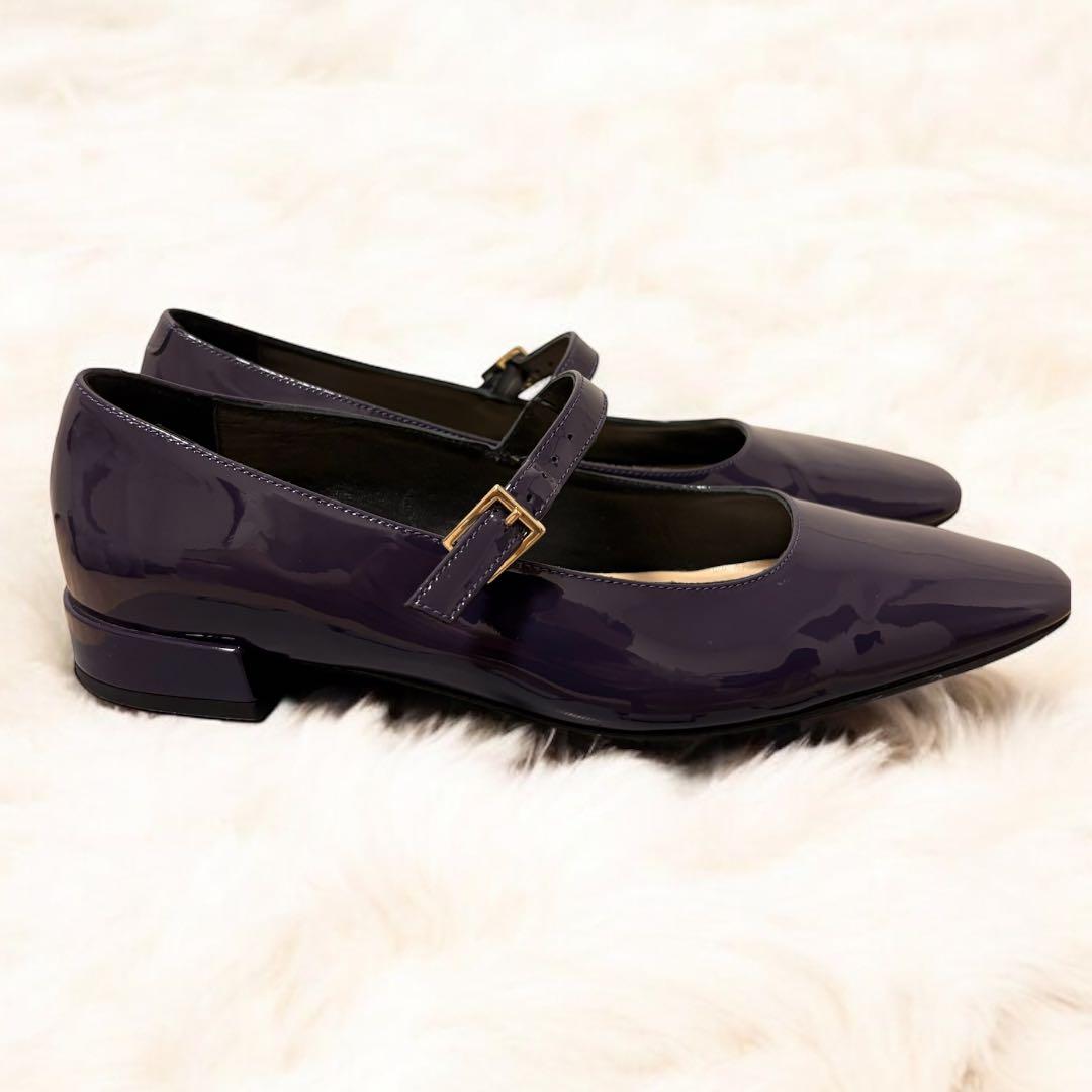 【極美品✨】現行モデルファビオルスコーニ ストラップエナメルパンプス 箱あり