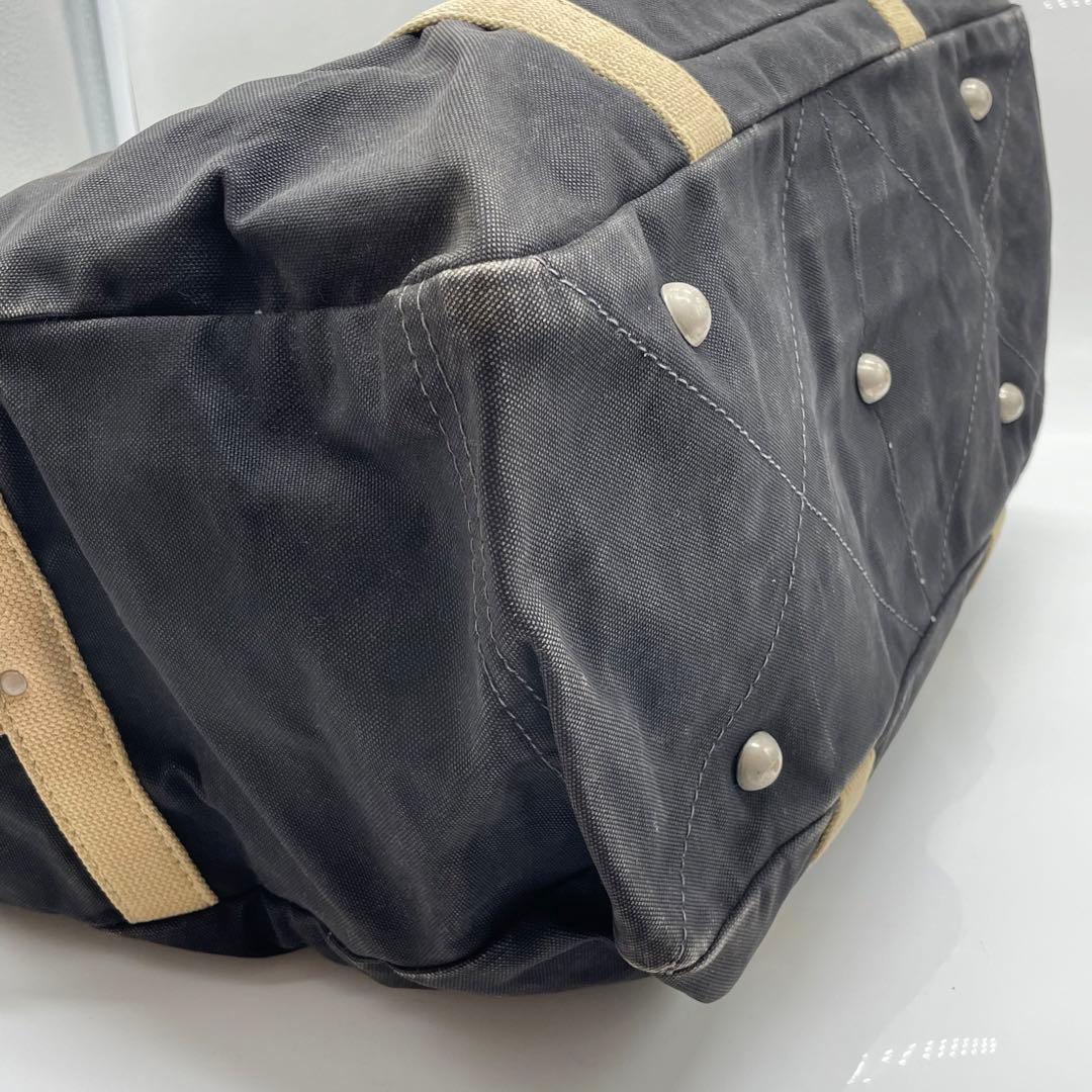 BN5622●一澤帆布製 ボストンバッグ ショルダーバッグ ショルダー紐付