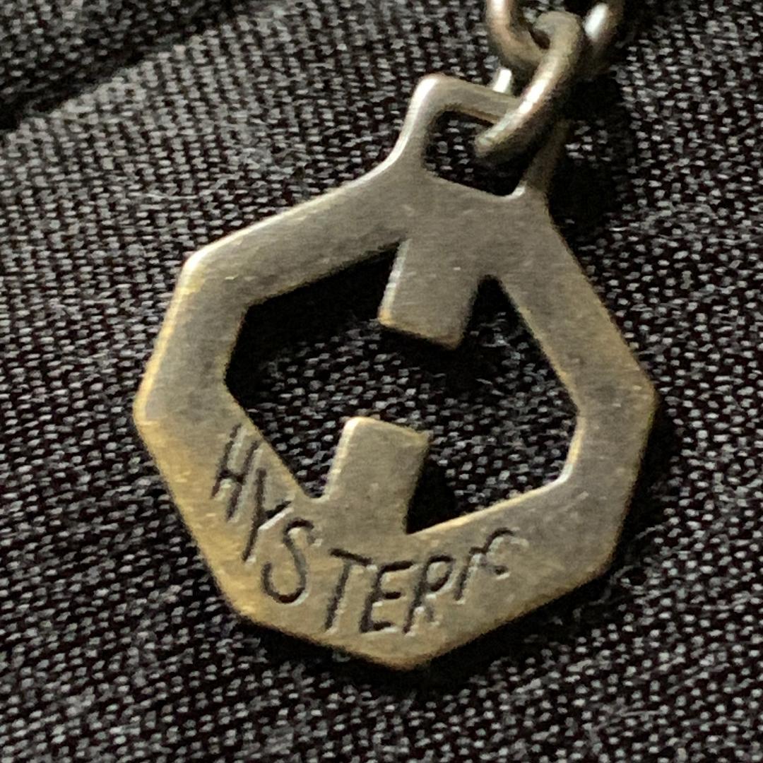 ヒステリックグラマー　レーヨンスカジャン　Fフリー ヒスガールの刺繍ブラック