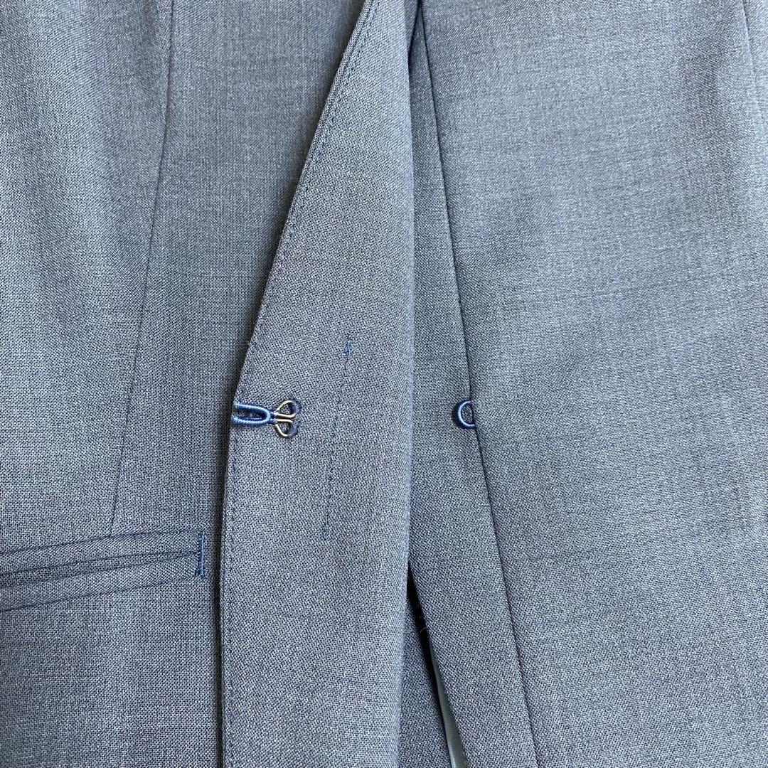 未使用級✨グリーンレーベル　ライトカチリラ　パンツスーツセットアップ　洗える　S