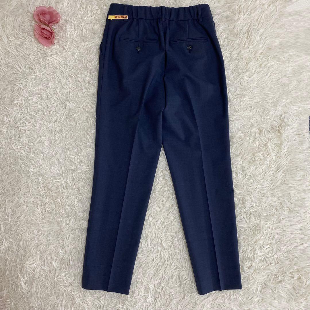 未使用級✨グリーンレーベル　ライトカチリラ　パンツスーツセットアップ　洗える　S