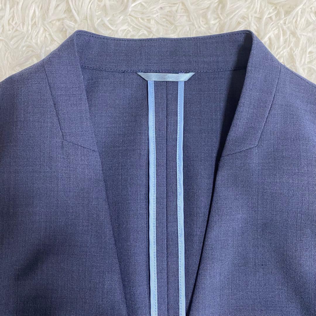 未使用級✨グリーンレーベル　ライトカチリラ　パンツスーツセットアップ　洗える　S