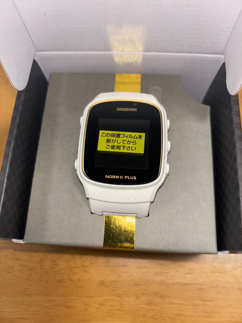 GREENIN ゴルフウォッチ NORM II PLUS ホワイト