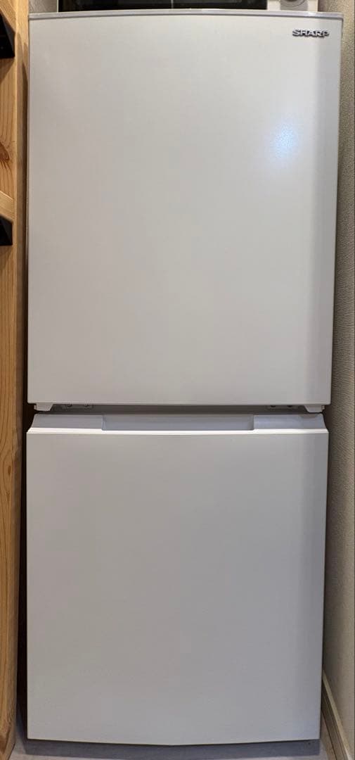 SHARP 2ドア冷凍冷蔵庫 SJ-D15J-W 152L 2023年製