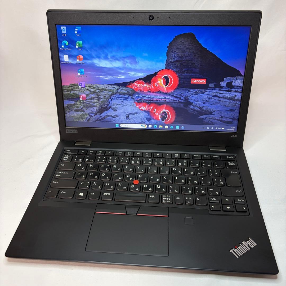 準美品 ThinkPad L390 Core i5 8GB 256GB オフィス