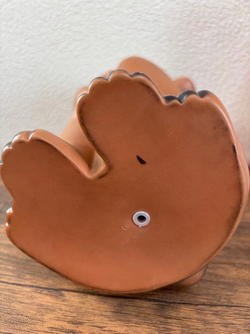 昭和レトロ ソフビ人形 笛付 ラバードール 犬 茶色