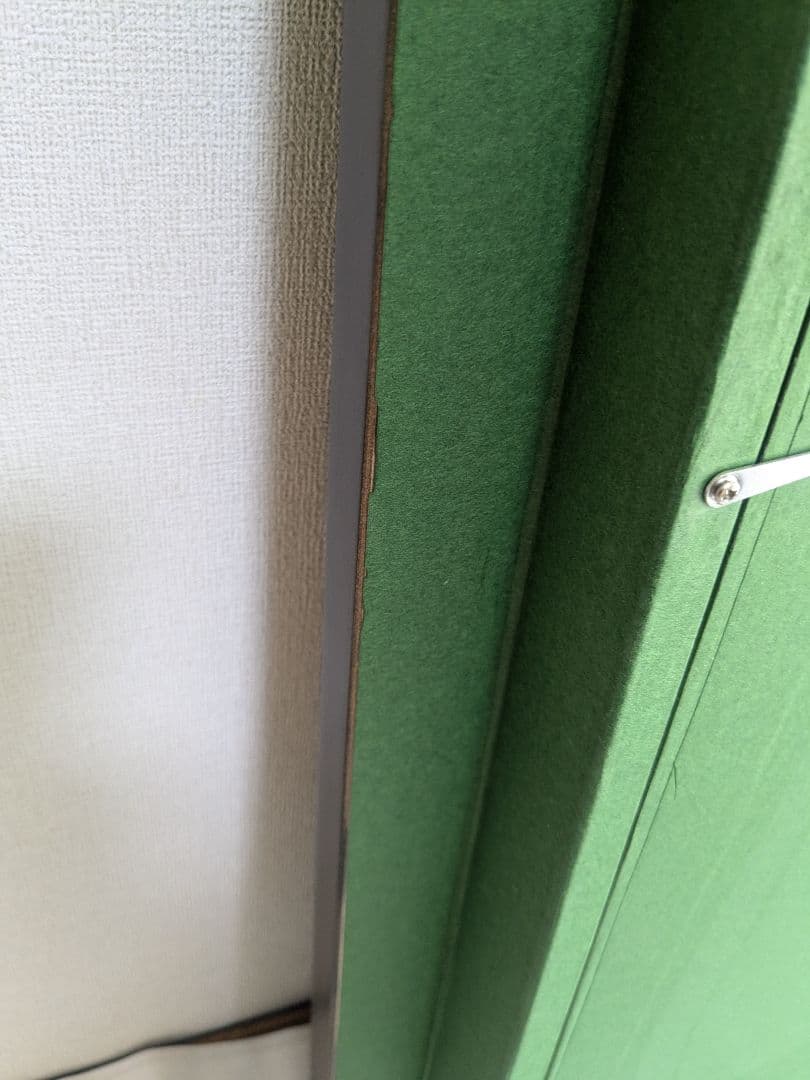 額縁 木製 黒檀 P12 金縁 アクリル付き アンティーク ヴィンテージ