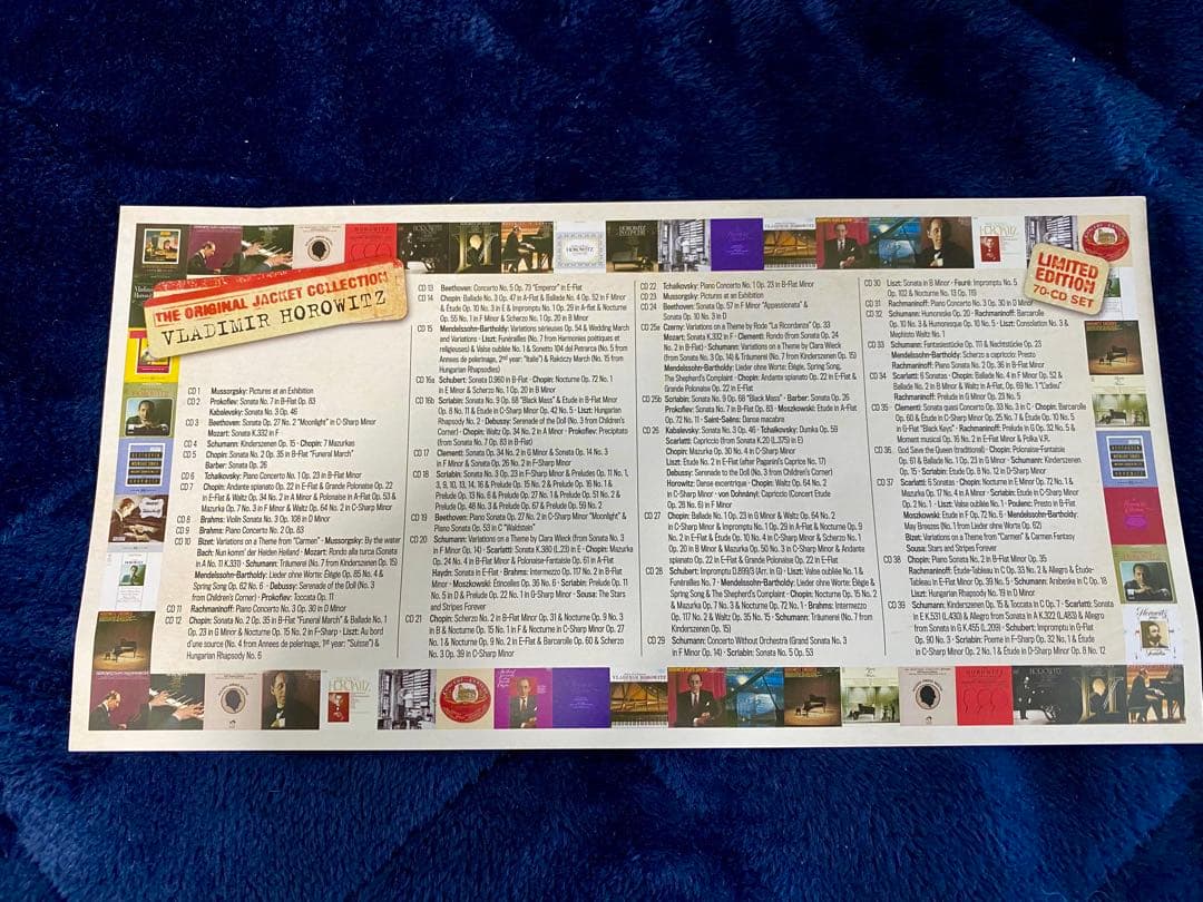 ウラディミール・ホロヴィッツ オリジナルジャケットコレクションBOX