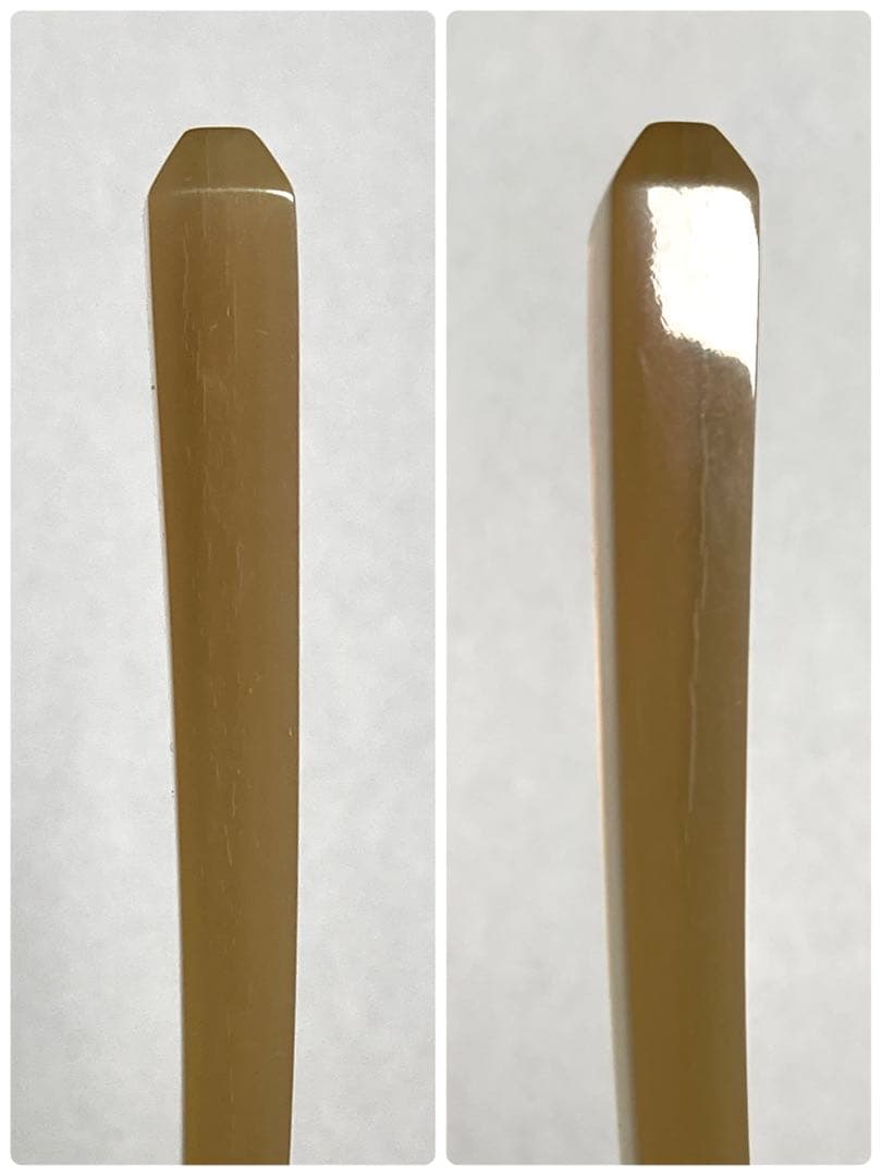 HERMES エルメス　ロカイユ　バッファローホーン　かんざし　ヘアアクセサリー