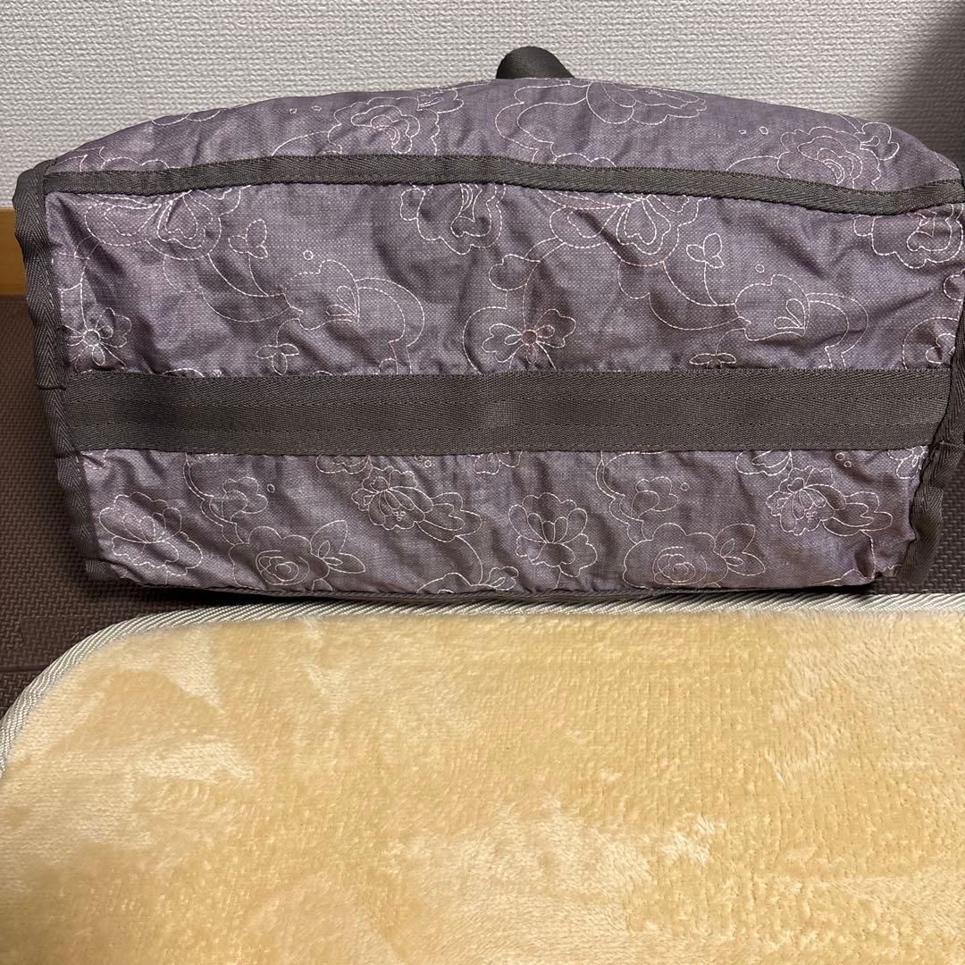 LeSportsac 花柄 ボストンバッグ 中型　1泊旅行　ポーチ付