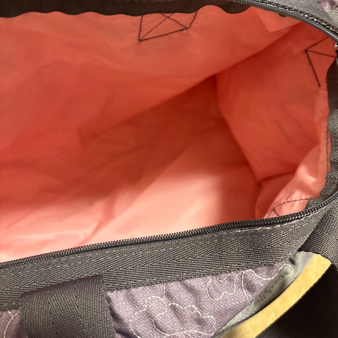 LeSportsac 花柄 ボストンバッグ 中型　1泊旅行　ポーチ付