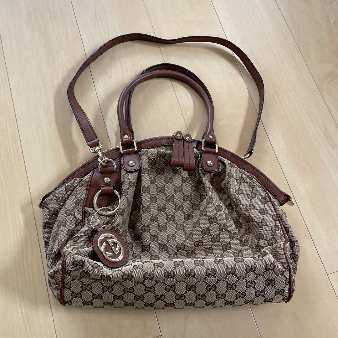 Gucci GGパターン ハンドバッグ