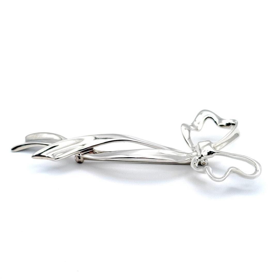 TIFFANY　ティファニー　リボン　ブローチ　ラージ　シルバー　Ag925