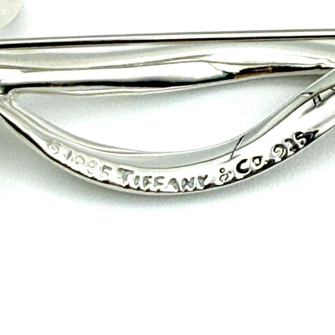TIFFANY　ティファニー　リボン　ブローチ　ラージ　シルバー　Ag925