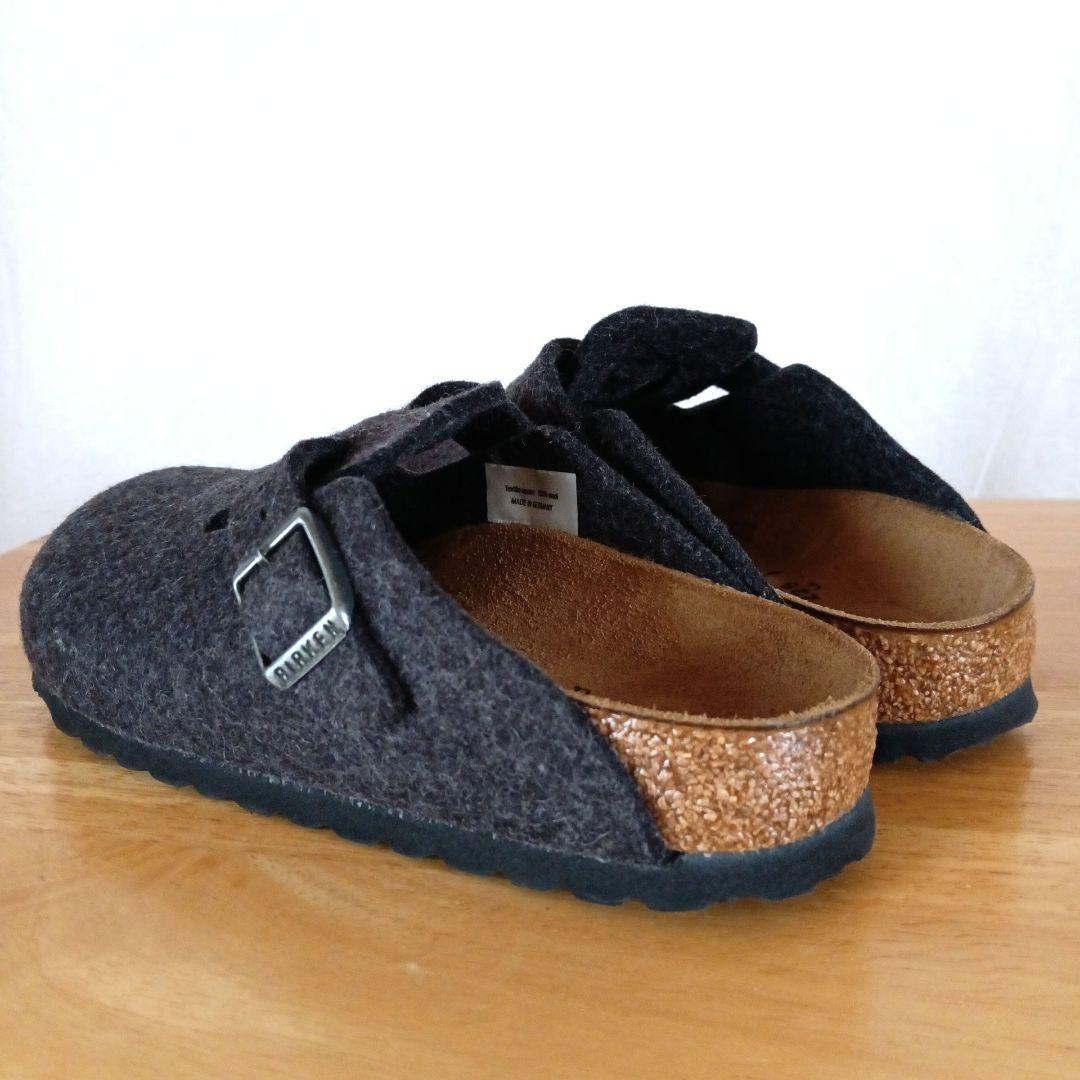 極美品◆ビルケンシュトック　ボストン　フェルト　35　BIRKENSTOCK