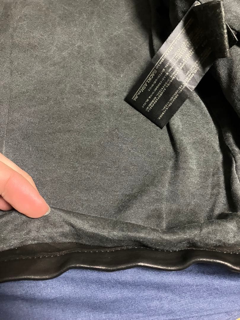 backlash ベルギーショルダー　シングルライダース　襟付き