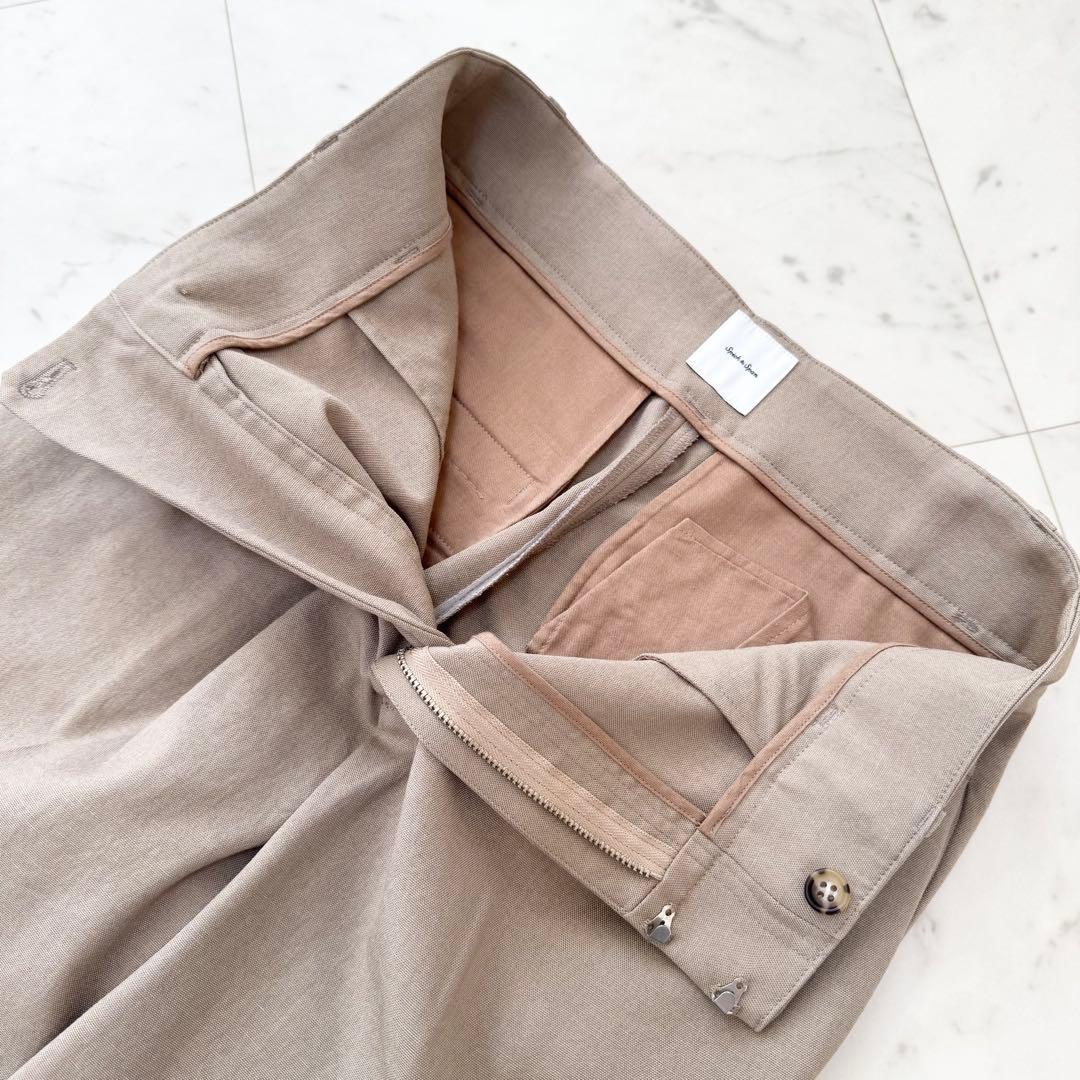 【美品】Spick&Span スピックアンドスパン パンツスーツ ノーカラー