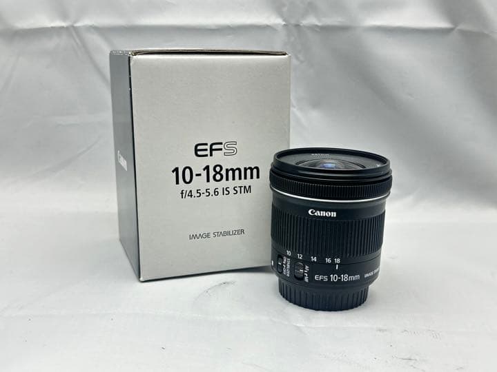 完動美品❤️EF-S10-18F4.5-5.6 IS STM❤️未使用に近い❤️