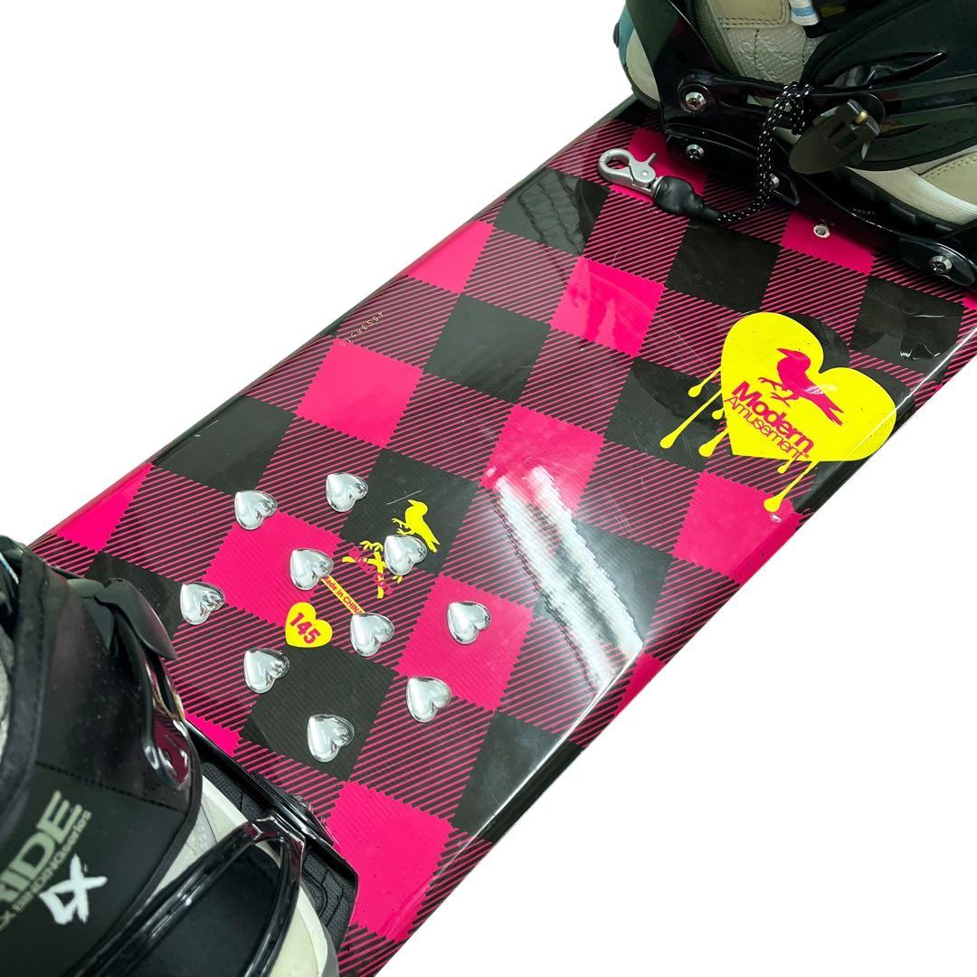 Modern Amusement 145 ボード バイン ブーツ 3点セット