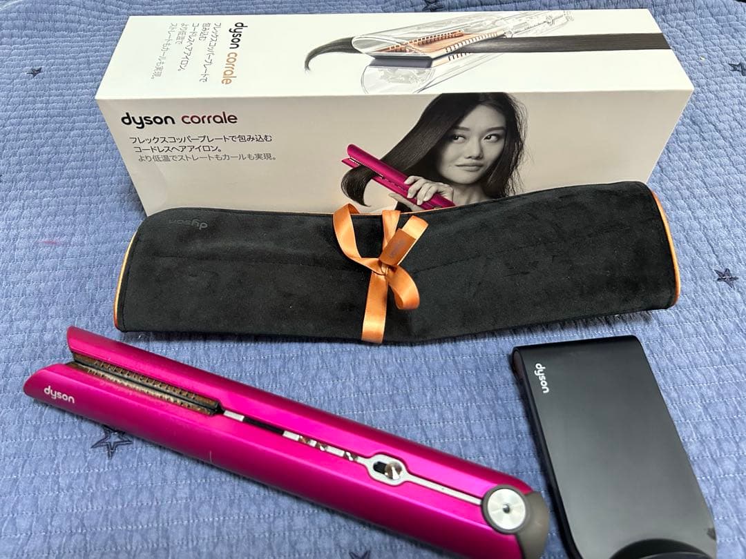 ダイソン　コードレスヘアアイロン　マゼンタ