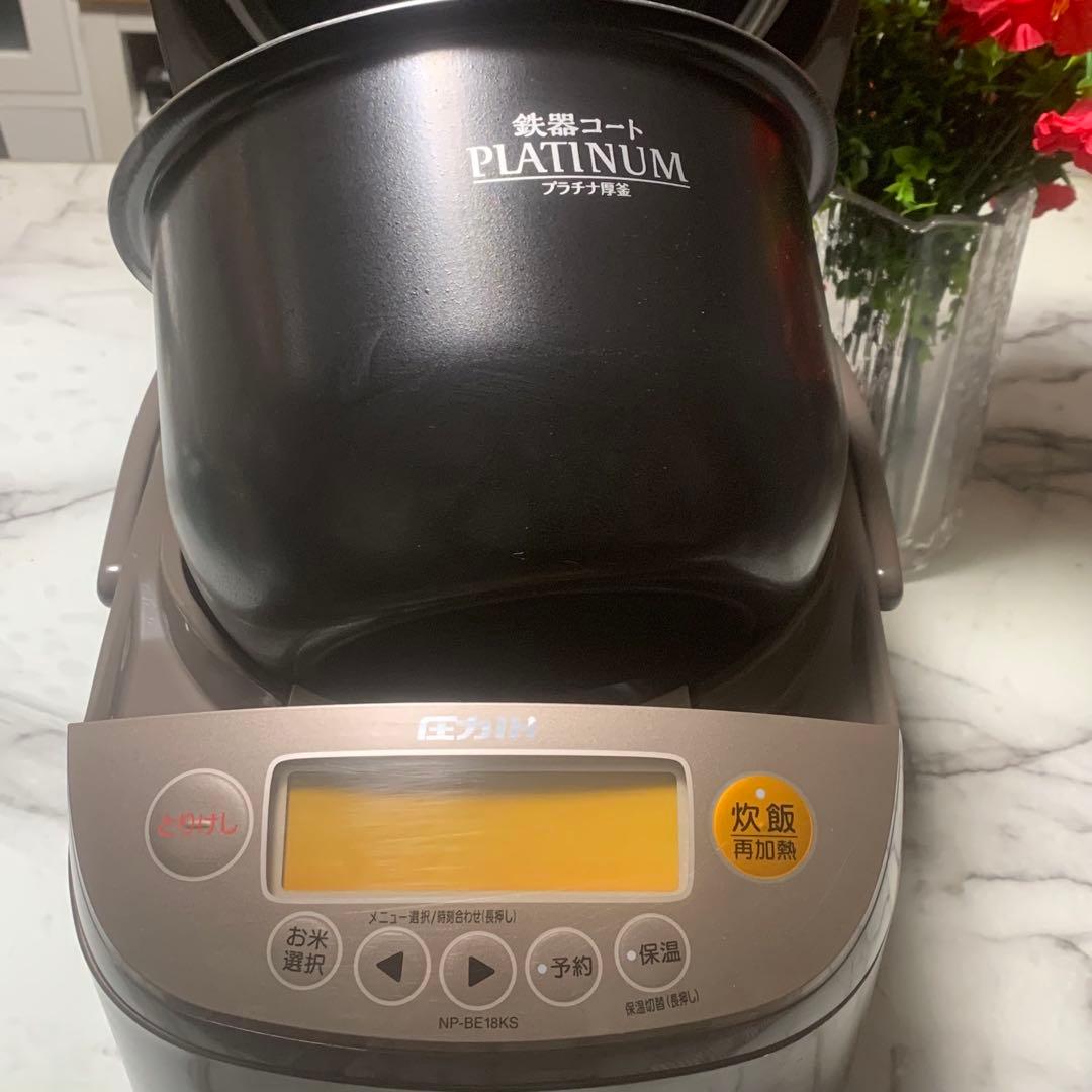 良品　2016年■象印 極め炊き 圧力IH　　NP-BE18KS　1升炊き■