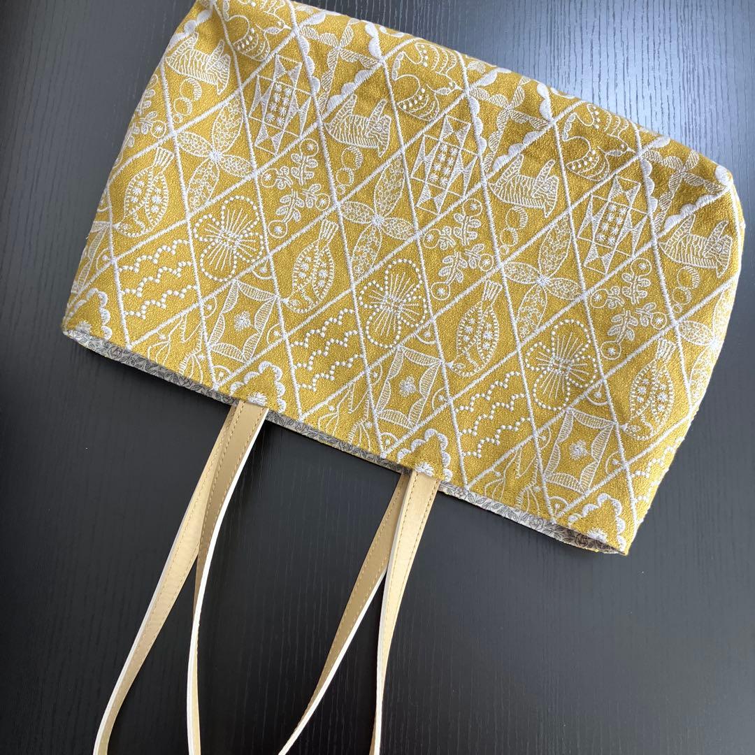 v)ミナペルホネン☆ハンドメイド パッチ肩掛けバッグ(symphony)