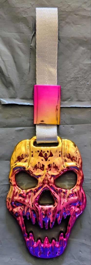 12Vスイッチ付き電球タイプ回転灯紫　サイコロ　星マーカー　ドクロつり革　他