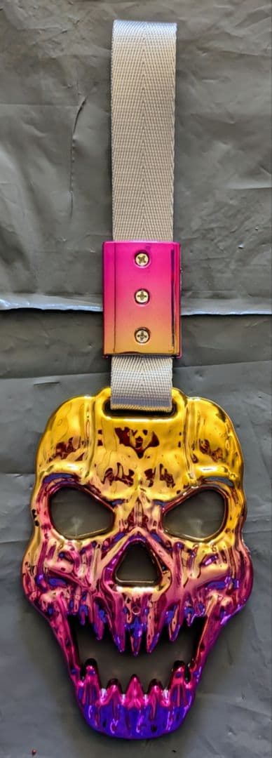 12Vスイッチ付き電球タイプ回転灯紫　サイコロ　星マーカー　ドクロつり革　他