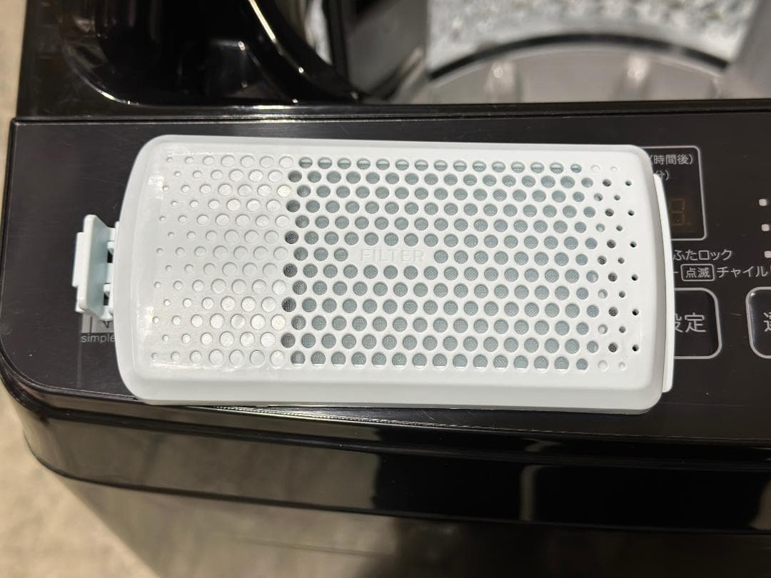 ただくんニトリ8kg 洗剤自動投入 洗濯機 NT80J1BK 2024年製