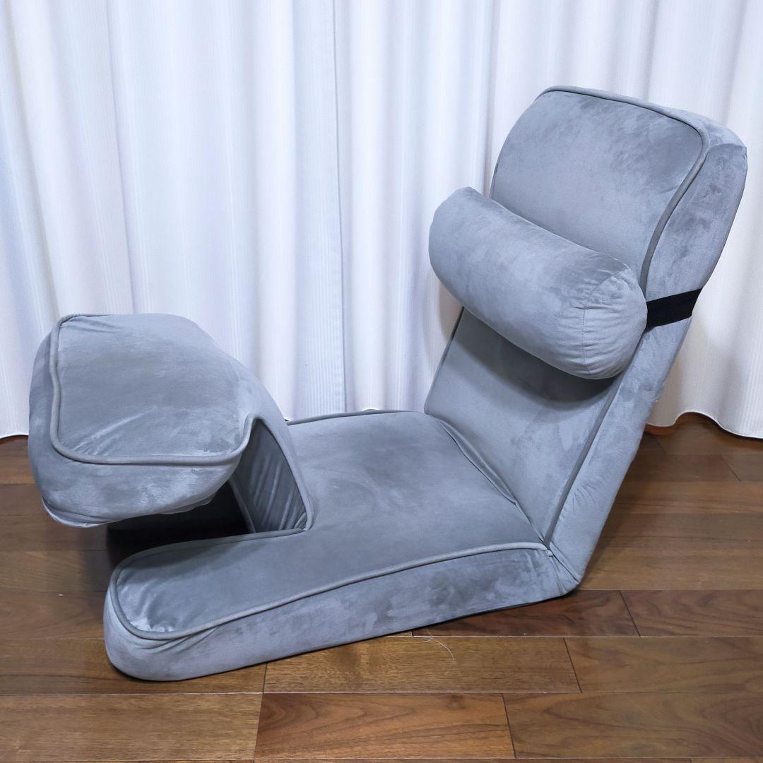 ゲーミング座椅子2 ベロア(GY)