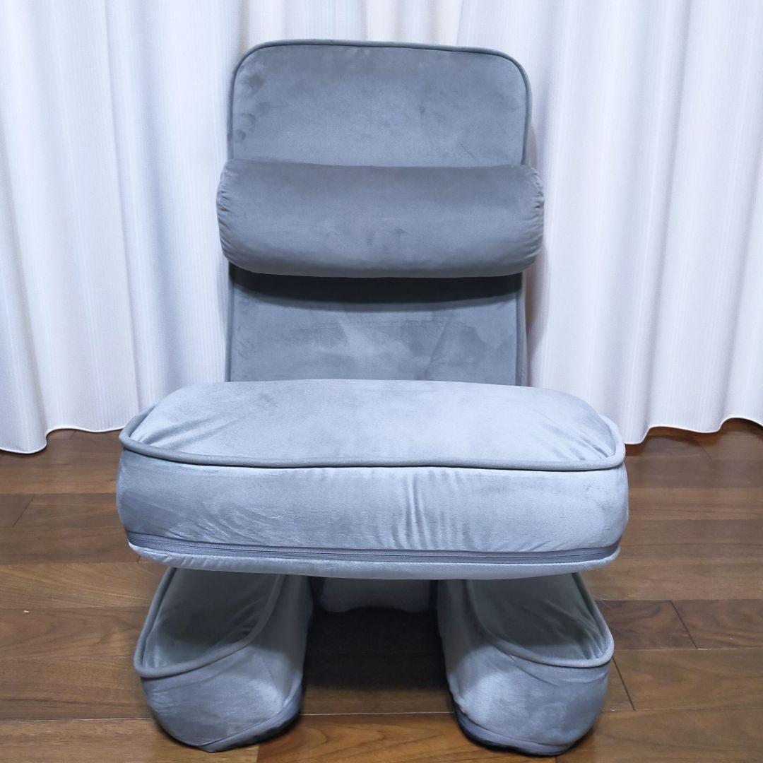 ゲーミング座椅子2 ベロア(GY)