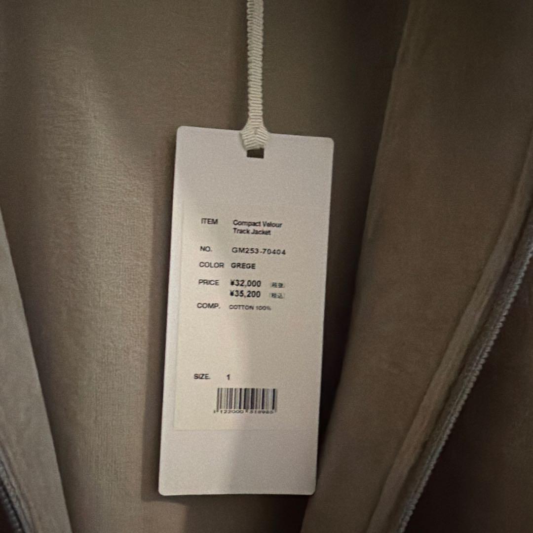 ジャケット・アウター graphpaper Compact Velour Track Jacket 1
