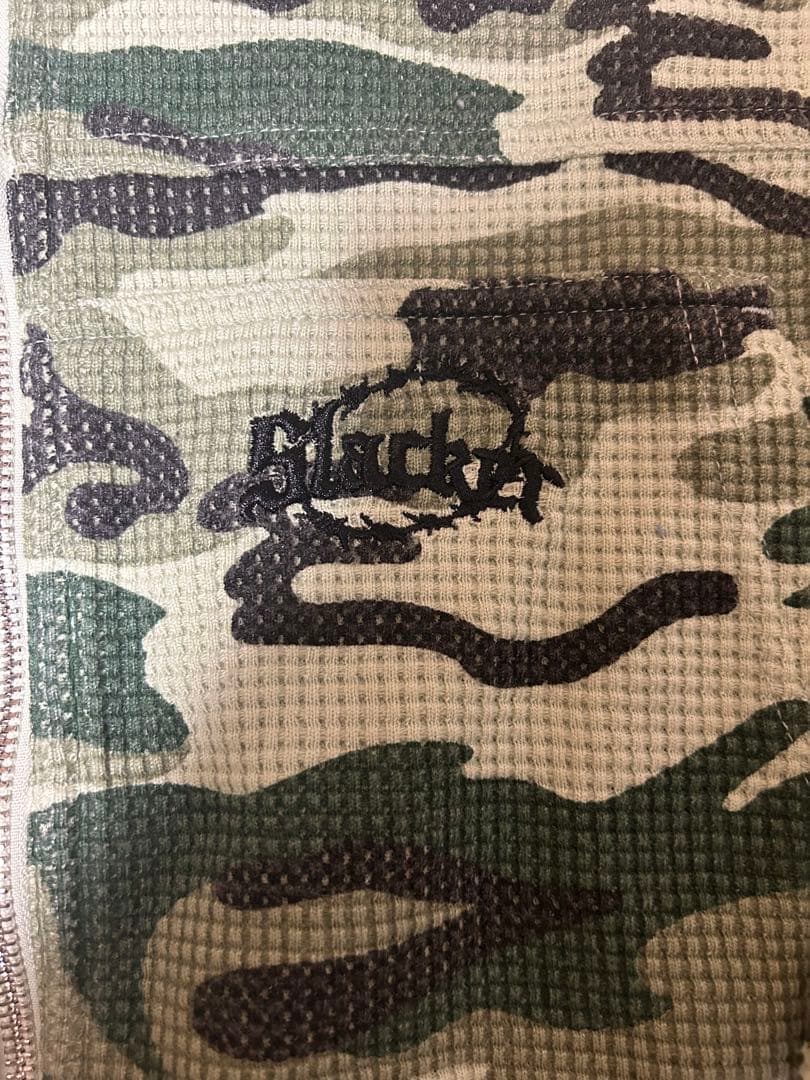 slacker 迷彩ジップフーディー