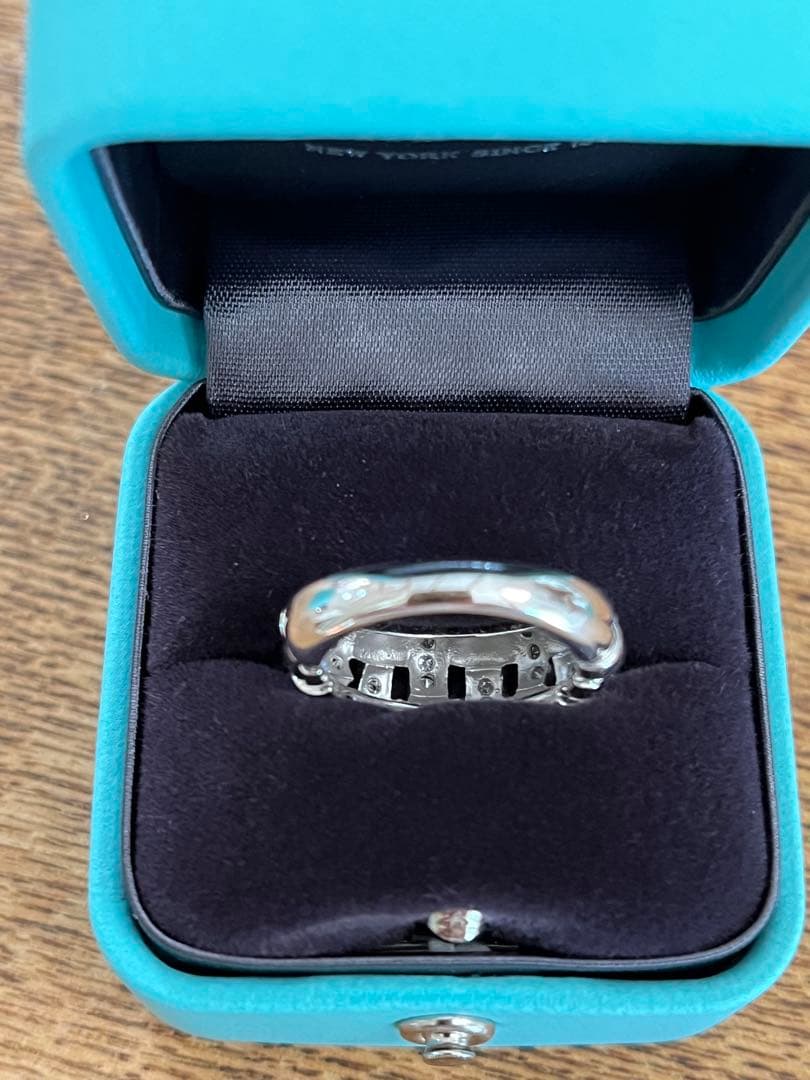 Tiffany & Co. ダイヤ　ウォーブンリング　ホワイトゴールド　10号