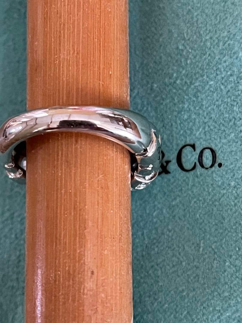 Tiffany & Co. ダイヤ　ウォーブンリング　ホワイトゴールド　10号