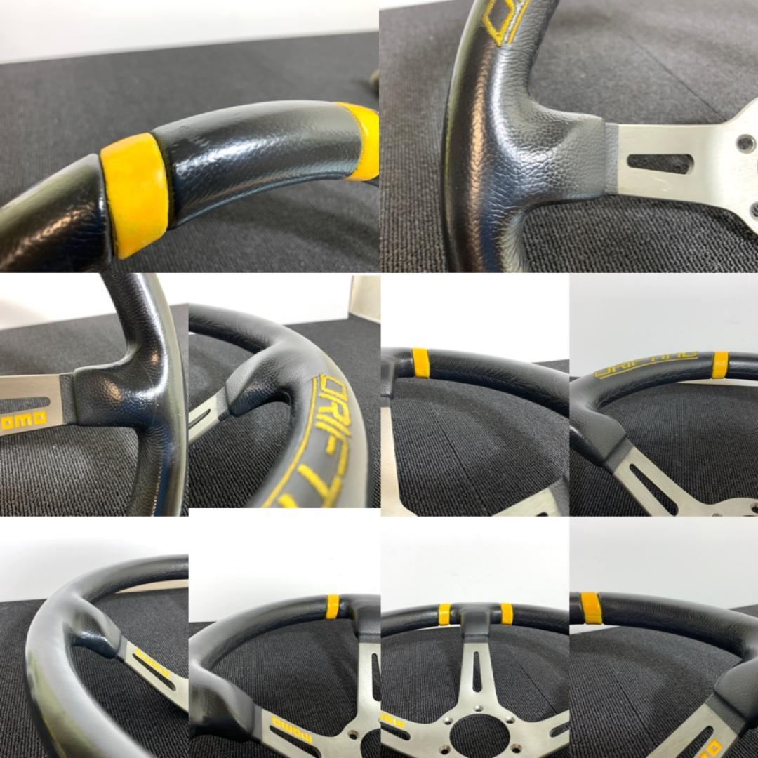 モモ ドリフティング 35パイ シルバースポーク ディープコーン 08年製 本物