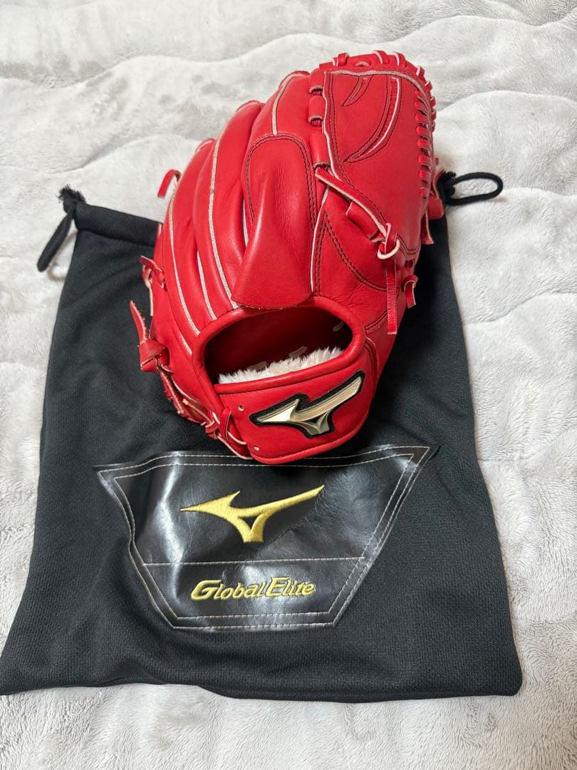ミズノ グローバルエリート 一般軟式 グローブ グラブ 投手用 美品