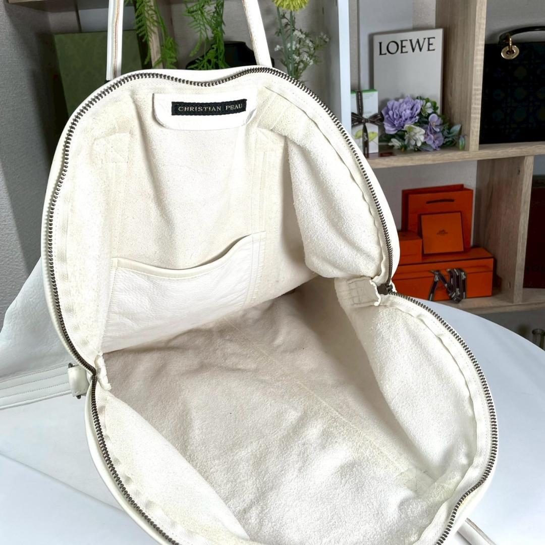 美品 希少 archive Christian peau オールレザー 大容量