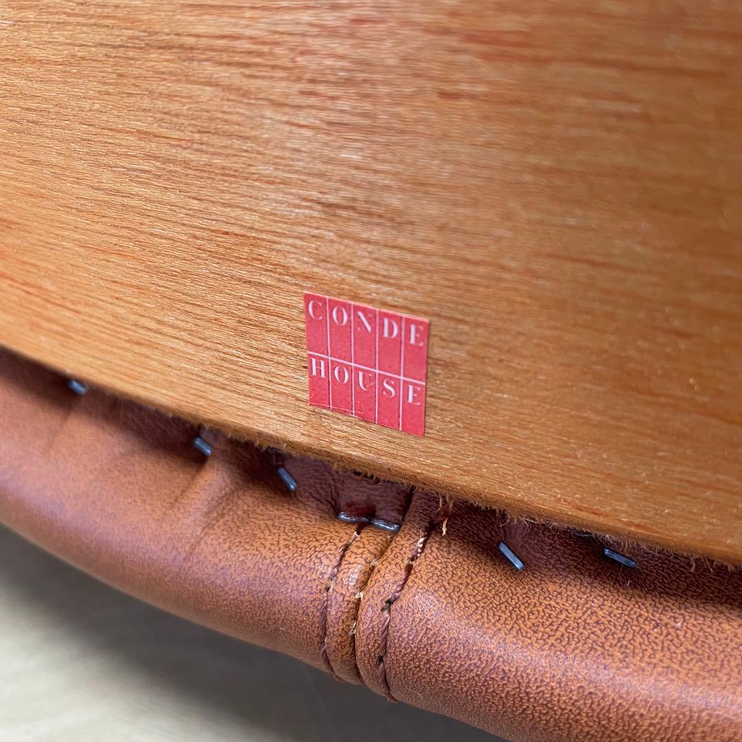 カンディハウス ボルス② 本革チェア レザー椅子 ソファ 旭川家具 北欧スタイル