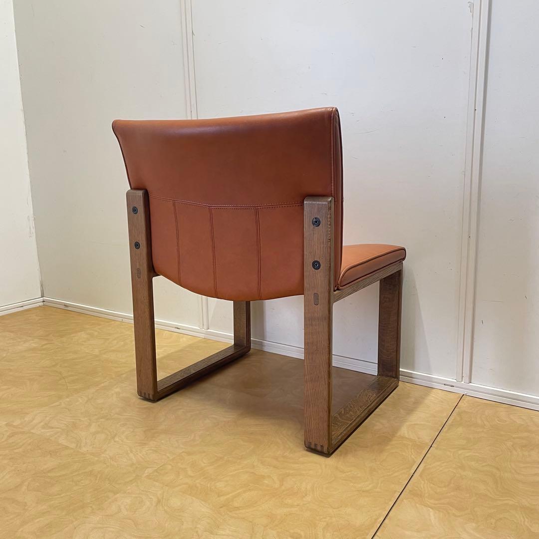 カンディハウス ボルス② 本革チェア レザー椅子 ソファ 旭川家具 北欧スタイル