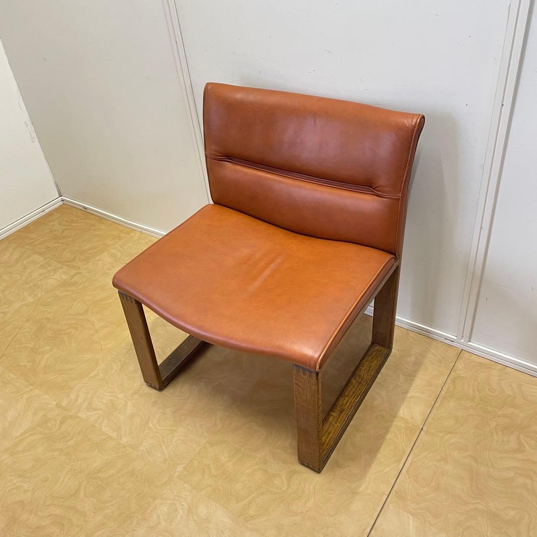 カンディハウス ボルス② 本革チェア レザー椅子 ソファ 旭川家具 北欧スタイル