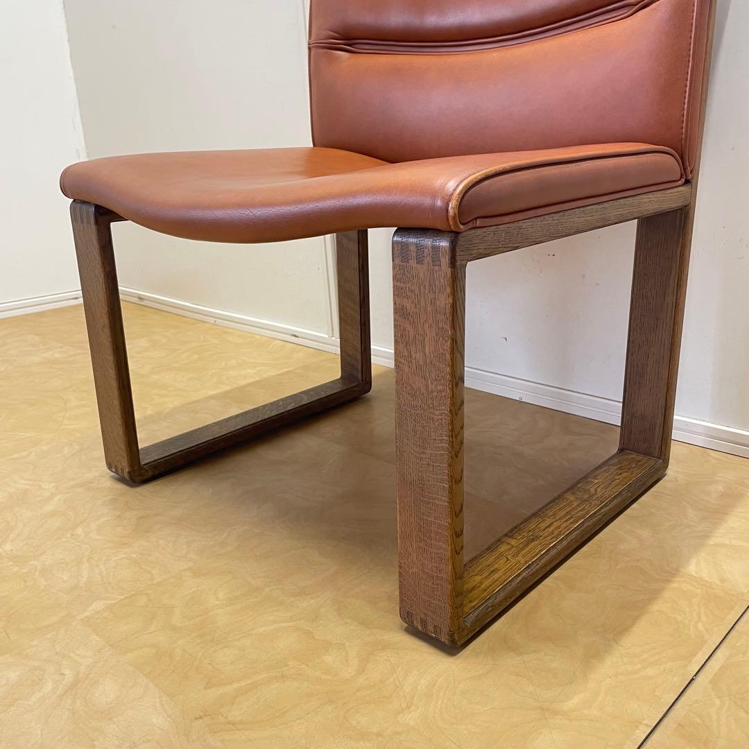 カンディハウス ボルス② 本革チェア レザー椅子 ソファ 旭川家具 北欧スタイル