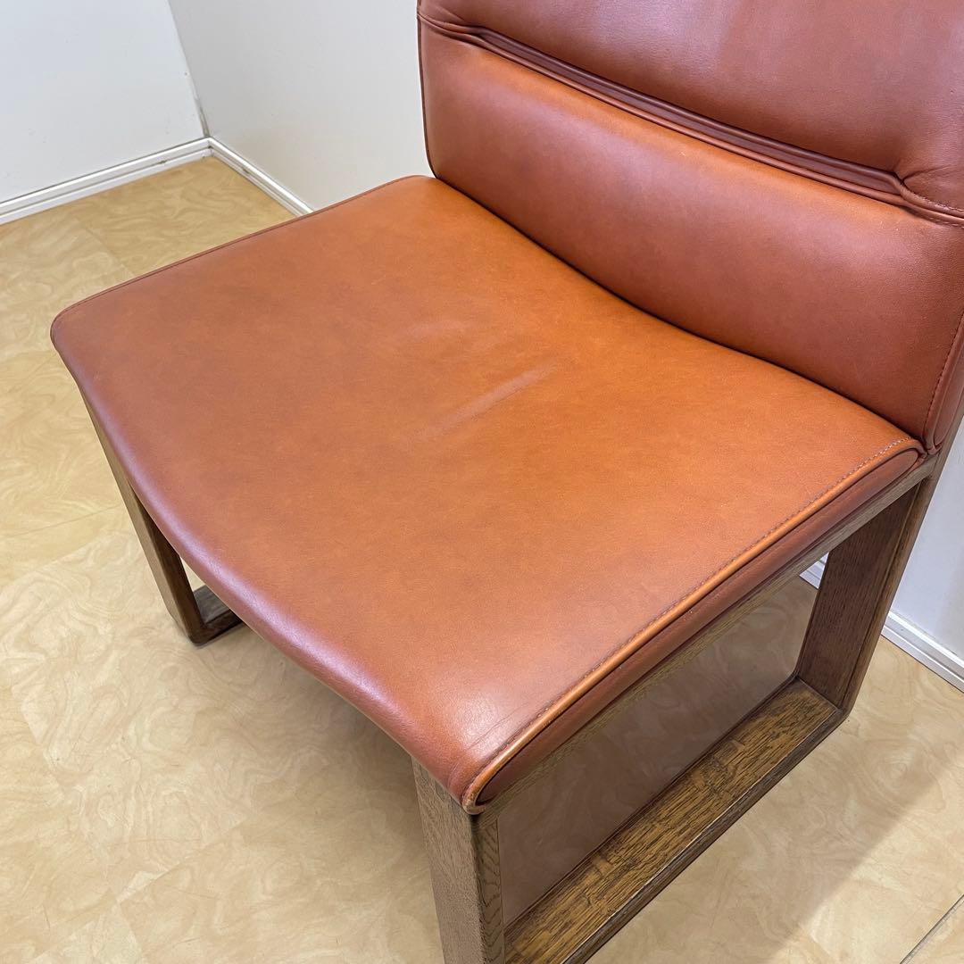 カンディハウス ボルス② 本革チェア レザー椅子 ソファ 旭川家具 北欧スタイル