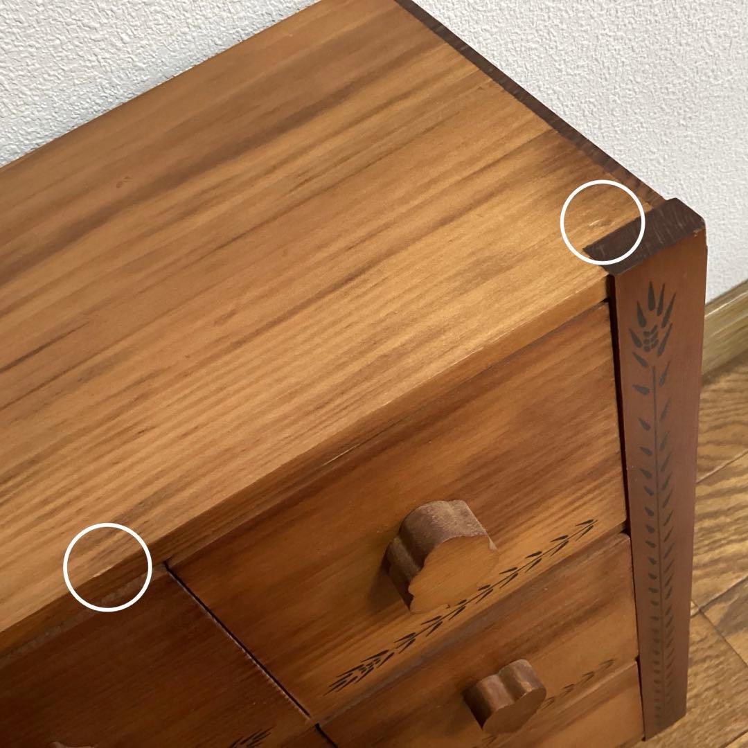 カントリー雑貨　木製　小物入れ