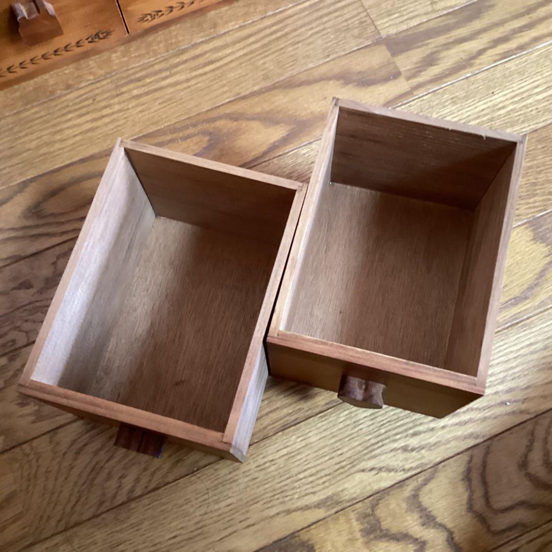 カントリー雑貨　木製　小物入れ