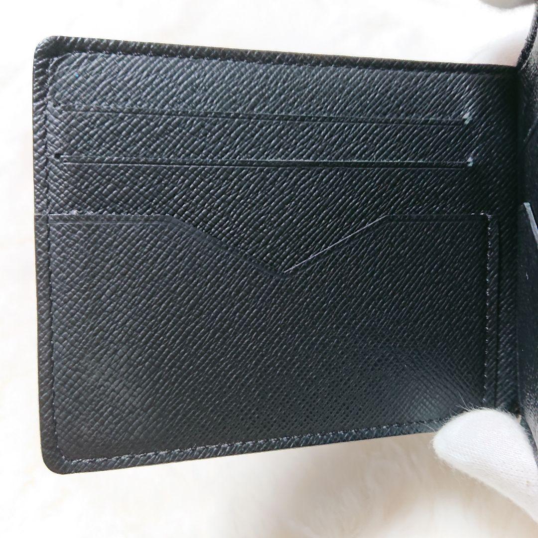 【美品】ルイヴィトン マネーグリップ タイガ ポルトフォイユ パンス ブラック